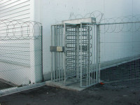iMAT Full Height Turnstile with Cage installation photo