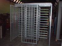 iMAT Double Full Height Turnstile installation photo