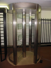 iMAT Full Height Glass Turnstile installation photo