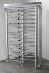 iMAT Full Height Turnstile with Guide (single) installation photo