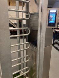 iMAT 4 Arm Hygienestile Turnstile installation photo
