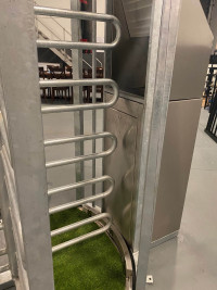iMAT 4 Arm Hygienestile Turnstile installation photo