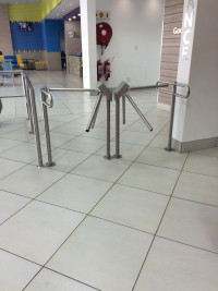 iMAT Side Winder Turnstile installation photo