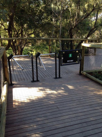 iMAT Side Winder Turnstile installation photo