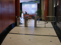 iMAT Single and Double Waist Height Turnstile installation photo